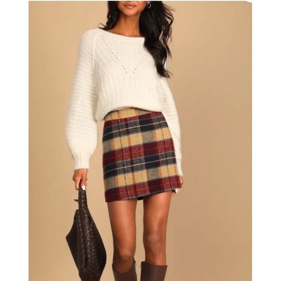 Free People Carter Pullover Cable Knit Sweater XS White Cottagecore Boho Balloon - Picture 2 of 9